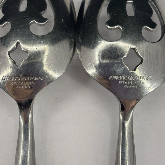 American Tempo MCM Various Piece Flatware/Serving Composite Wood Stainless Japan - Picture 8 of 16